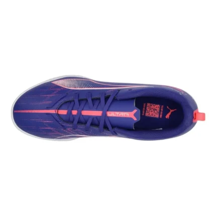 Puma Ultra 5 Play IT Formula - Lapis Lazuli/Puma White/Sunset Glow Kids - Image 4