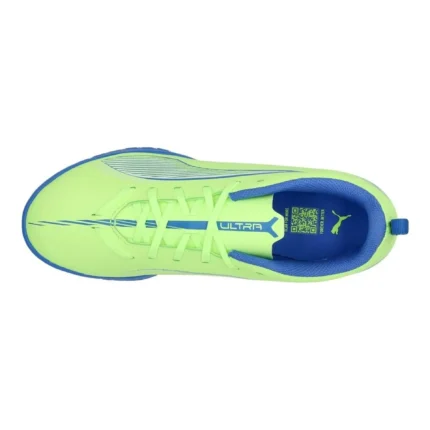 Puma Ultra 5 Play IT Lights Out - Fizzy Apple/Puma White/Bluemazing Kids - Image 4