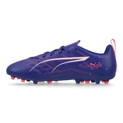 Puma Ultra 5 Play MG Formula - Lapis Lazuli/Puma White/Sunset Glow Kids - Image 3