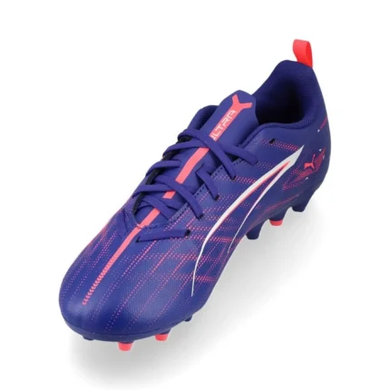 Puma Ultra 5 Play MG Formula - Lapis Lazuli/Puma White/Sunset Glow Kids - Image 7