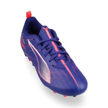 Puma Ultra 5 Play MG Formula - Lapis Lazuli/Puma White/Sunset Glow Kids - Image 5