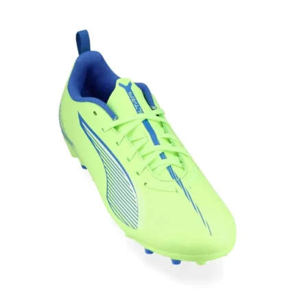 Puma Ultra 5 Play MG Lights Out - Fizzy Apple/Puma White/Bluemazing Kids - Image 5