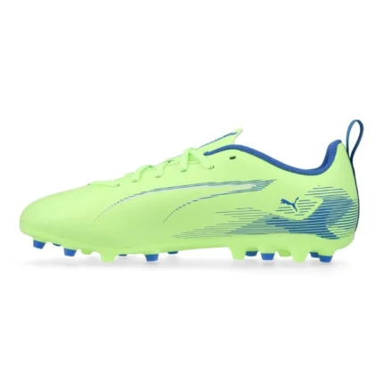 Puma Ultra 5 Play MG Lights Out - Fizzy Apple/Puma White/Bluemazing Kids - Image 3