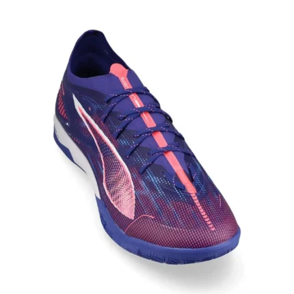 Puma Ultra 5 Pro Court IT Formula - Lapis Lazuli White/Sunset Glow - Image 5