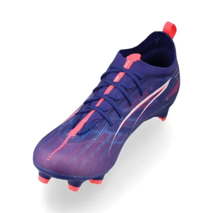 Puma Ultra 5 Pro FG/AG Formula - Lapis Lazuli/Puma White/Sunset Glow Kids - Image 7