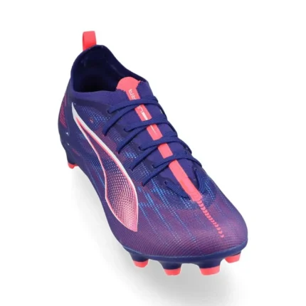 Puma Ultra 5 Pro FG/AG Formula - Lapis Lazuli/Puma White/Sunset Glow Kids - Image 5