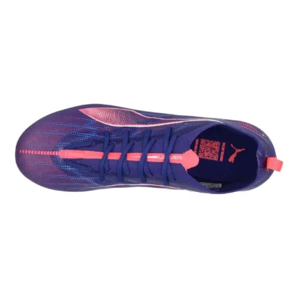 Puma Ultra 5 Pro FG/AG Formula - Lapis Lazuli/Puma White/Sunset Glow Kids - Image 4
