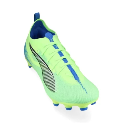 Puma Ultra 5 Pro FG/AG Lights Out - Fizzy Apple/Puma White/Bluemazing Kids - Image 5