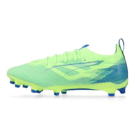 Puma Ultra 5 Pro FG/AG Lights Out - Fizzy Apple/Puma White/Bluemazing Kids - Image 3