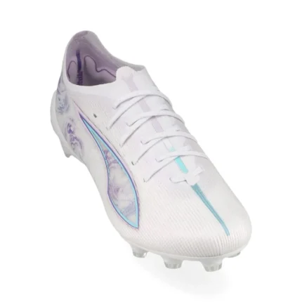 Puma Ultra 5 Ultimate FG Brilliance - White/Black/Spring Lavender Women Limited Edition - Image 5