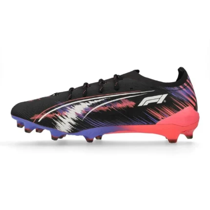 Puma Ultra 5 Ultimate FG Formula 1 - Puma Black/Puma White/Sunset Glow/Dark Amethyst Limited Edition - Image 3