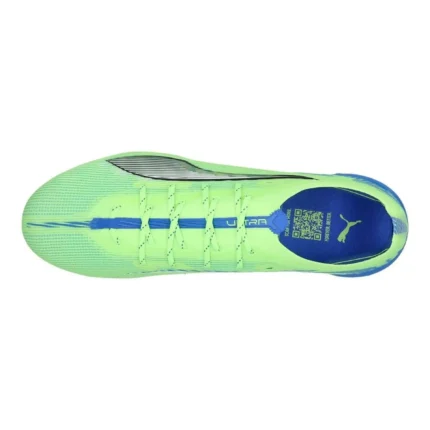 Puma Ultra 5 Ultimate FG Lights Out - Fizzy Apple/Puma White/Bluemazing - Image 4