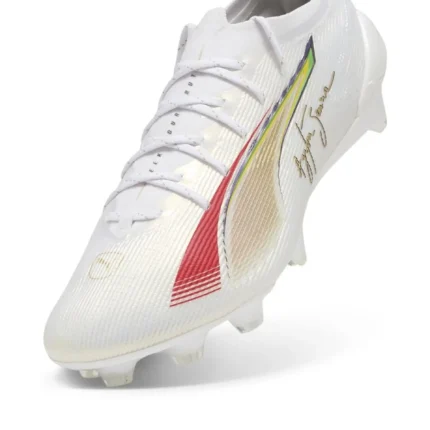 Puma Ultra 5 Ultimate FG Senna - White/Gold/Red Limited Edition - Image 5