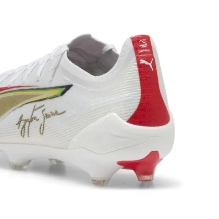 Puma Ultra 5 Ultimate FG Senna - White/Gold/Red Limited Edition - Image 6
