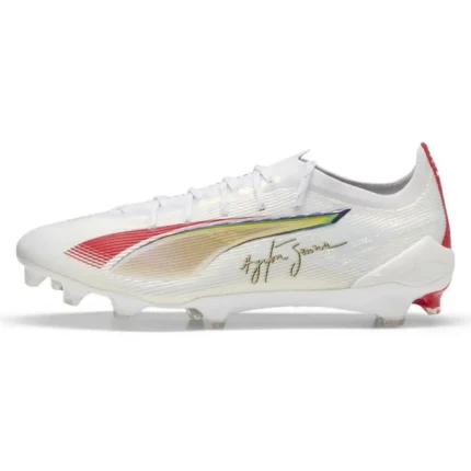 Puma Ultra 5 Ultimate FG Senna - White/Gold/Red Limited Edition - Image 3