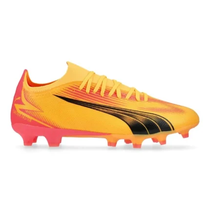 Puma Ultra Match FG/AG Forever Faster - Sun Stream/Puma Black/Sunset Glow - Image 1