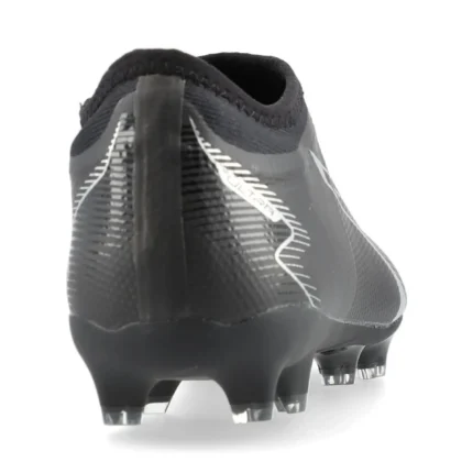 Puma Ultra Match + Laceless FG/AG Eclipse - Black/Asphalt Kids - Image 6