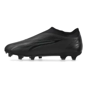 Puma Ultra Match + Laceless FG/AG Eclipse - Black/Copper Rose Kids - Image 3
