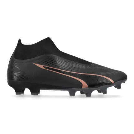 Puma Ultra Match + Laceless FG/AG Eclipse - Black/Copper Rose - Image 1