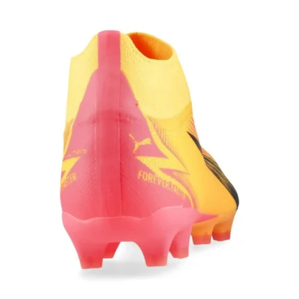 Puma Ultra Match + Laceless FG/AG Forever Faster - Sun Stream/Puma Black/Sunset Glow - Image 6