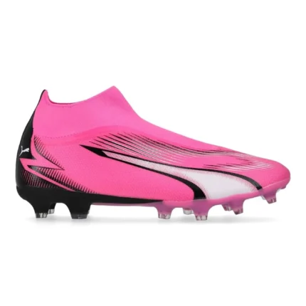 Puma Ultra Match + Laceless FG/AG Phenomenal - Poison Pink/Puma White/Puma Black - Image 1