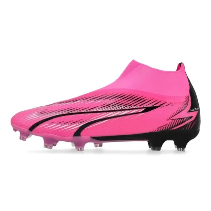 Puma Ultra Match + Laceless FG/AG Phenomenal - Poison Pink/Puma White/Puma Black - Image 3