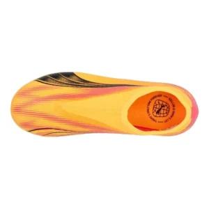 Puma Ultra Match Laceless MG Forever Faster - Sun Stream/Puma Black/Sunset Glow Kids - Image 4