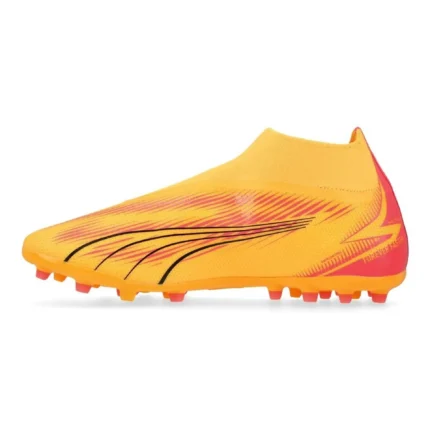 Puma Ultra Match + Laceless MG Forever Faster - Sun Stream/Puma Black/Sunset Glow - Image 3