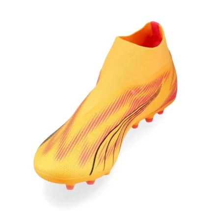 Puma Ultra Match + Laceless MG Forever Faster - Sun Stream/Puma Black/Sunset Glow - Image 7