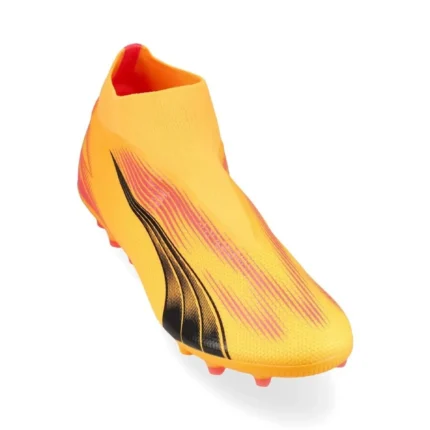 Puma Ultra Match + Laceless MG Forever Faster - Sun Stream/Puma Black/Sunset Glow - Image 5