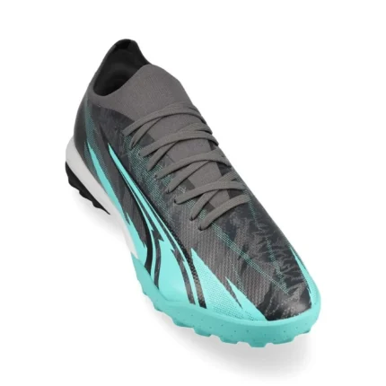 Puma Ultra Match TT Rush - Strong Gray/Puma White/Elektro Aqua Limited Edition - Image 5