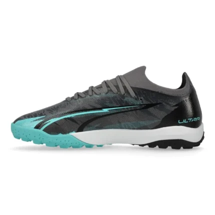 Puma Ultra Match TT Rush - Strong Gray/Puma White/Elektro Aqua Limited Edition - Image 3