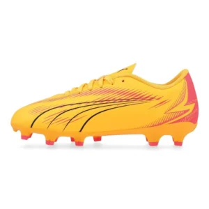 Puma Ultra Play FG/AG Forever Faster - Sun Stream/Puma Black/Sunset Glow Kids - Image 3