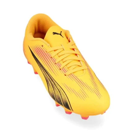 Puma Ultra Play FG/AG Forever Faster - Sun Stream/Puma Black/Sunset Glow Kids - Image 5
