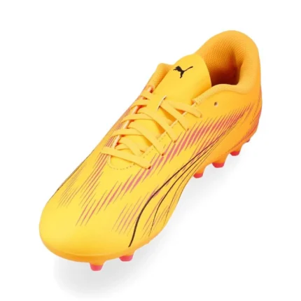 Puma Ultra Play MG Forever Faster - Sun Stream/Puma Black/Sunset Glow Kids - Image 7