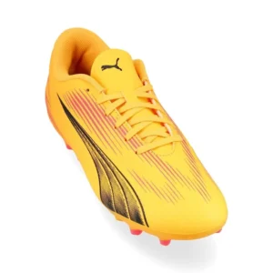 Puma Ultra Play MG Forever Faster - Sun Stream/Puma Black/Sunset Glow Kids - Image 5
