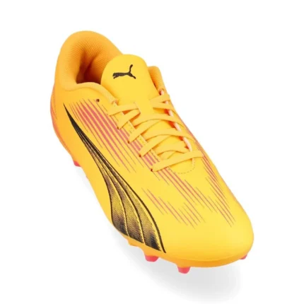 Puma Ultra Play MG Forever Faster - Sun Stream/Puma Black/Sunset Glow Kids - Image 5