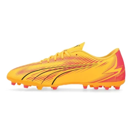 Puma Ultra Play MG Forever Faster - Sun Stream/Puma Black/Sunset Glow - Image 3