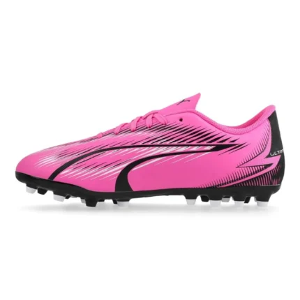 Puma Ultra Play MG Phenomenal - Pink/White/Black Kids - Image 3