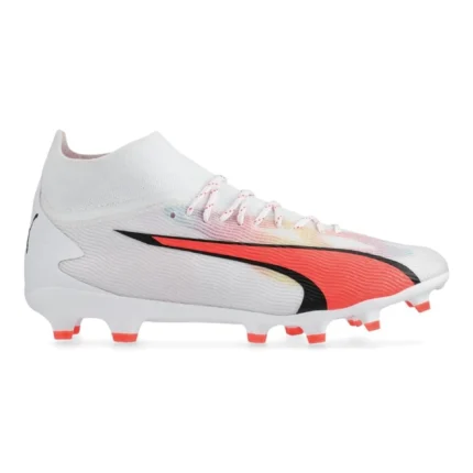 Puma Ultra Pro FG/AG Breakthrough - White/Black/Fire Orchid Kids - Image 1