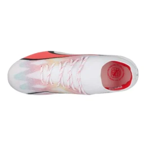 Puma Ultra Pro FG/AG Breakthrough - White/Black/Fire Orchid Kids - Image 4