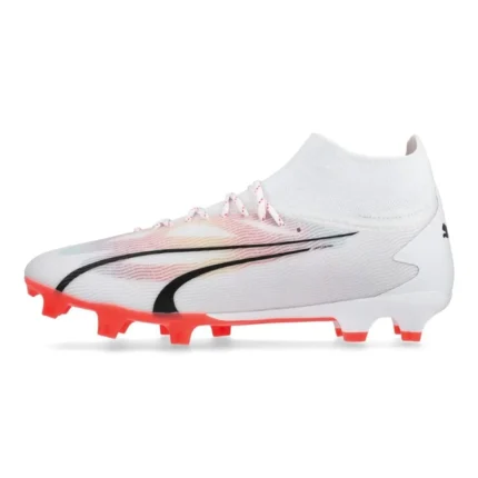 Puma Ultra Pro FG/AG Breakthrough - White/Black/Fire Orchid - Image 3