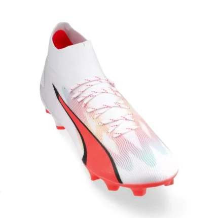 Puma Ultra Pro FG/AG Breakthrough - White/Black/Fire Orchid - Image 5
