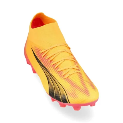 Puma Ultra Pro FG/AG Forever Faster - Sun Stream/Puma Black/Sunset Glow Kids - Image 5
