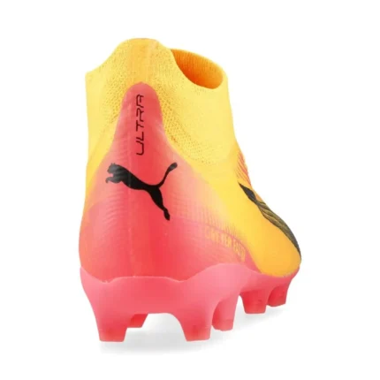 Puma Ultra Pro FG/AG Forever Faster - Sun Stream/Puma Black/Sunset Glow Kids - Image 6