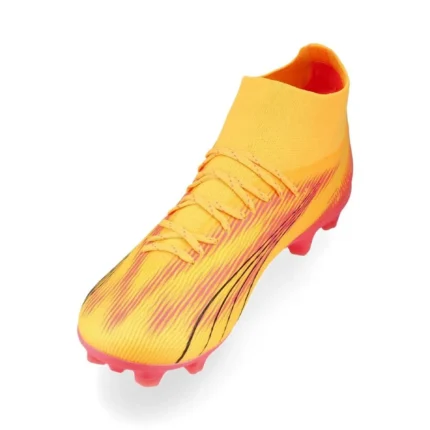 Puma Ultra Pro FG/AG Forever Faster - Sun Stream/Puma Black/Sunset Glow Kids - Image 7