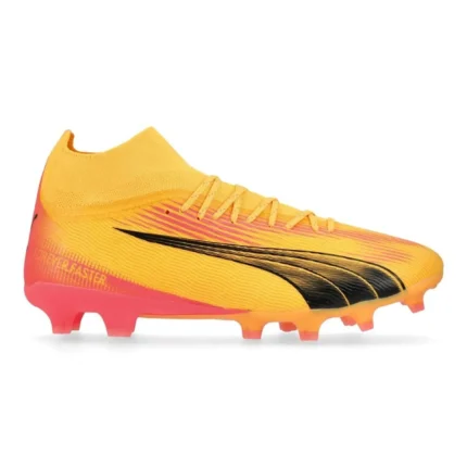Puma Ultra Pro FG/AG Forever Faster - Sun Stream/Puma Black/Sunset Glow - Image 1