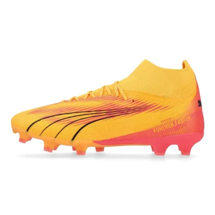 Puma Ultra Pro FG/AG Forever Faster - Sun Stream/Puma Black/Sunset Glow - Image 3