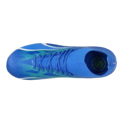 Puma Ultra Pro FG/AG Gear Up - Ultra Blue/White/Pro Green Kids - Image 4