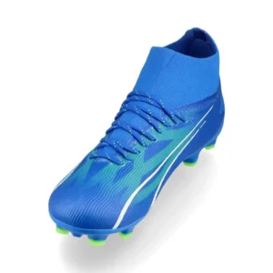 Puma Ultra Pro FG/AG Gear Up - Ultra Blue/White/Pro Green Kids - Image 7